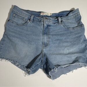 Levi's Light Blue Jean Shorts